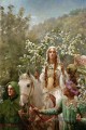 Königin guinive es maying 1900 1 John Collier Pre Raphaelite Orientalist